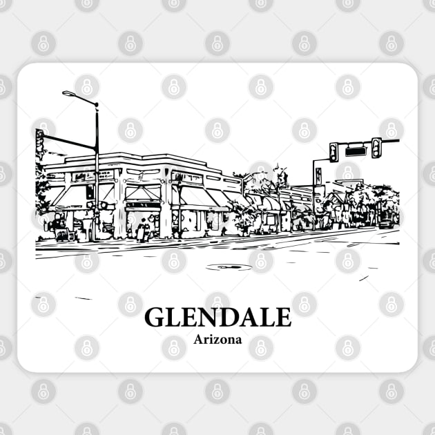 Glendale - Arizona Sticker by Lakeric